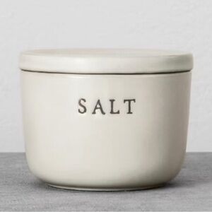 Cream Ceramic Salt Cellar